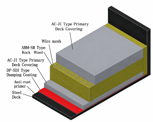 Deck Covering Construction System and Substrate Layers