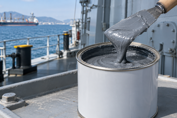 Marine Damping Coating Build-Up Structure