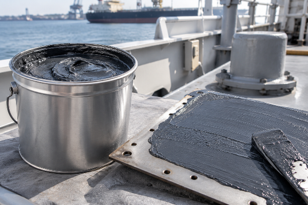Marine Damping Coating Build-Up Structure
