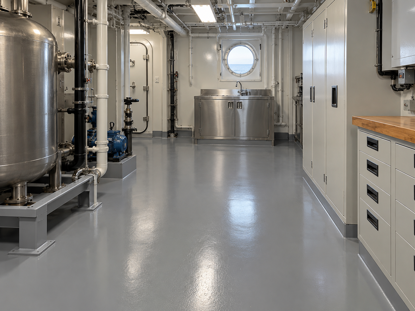 Marine project review and non-combustible substrate requirements