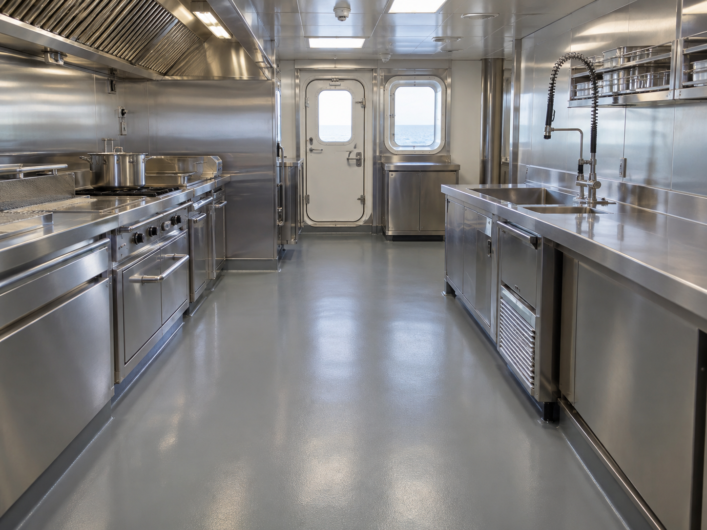 Related marine floor systems and damping coatings comparison