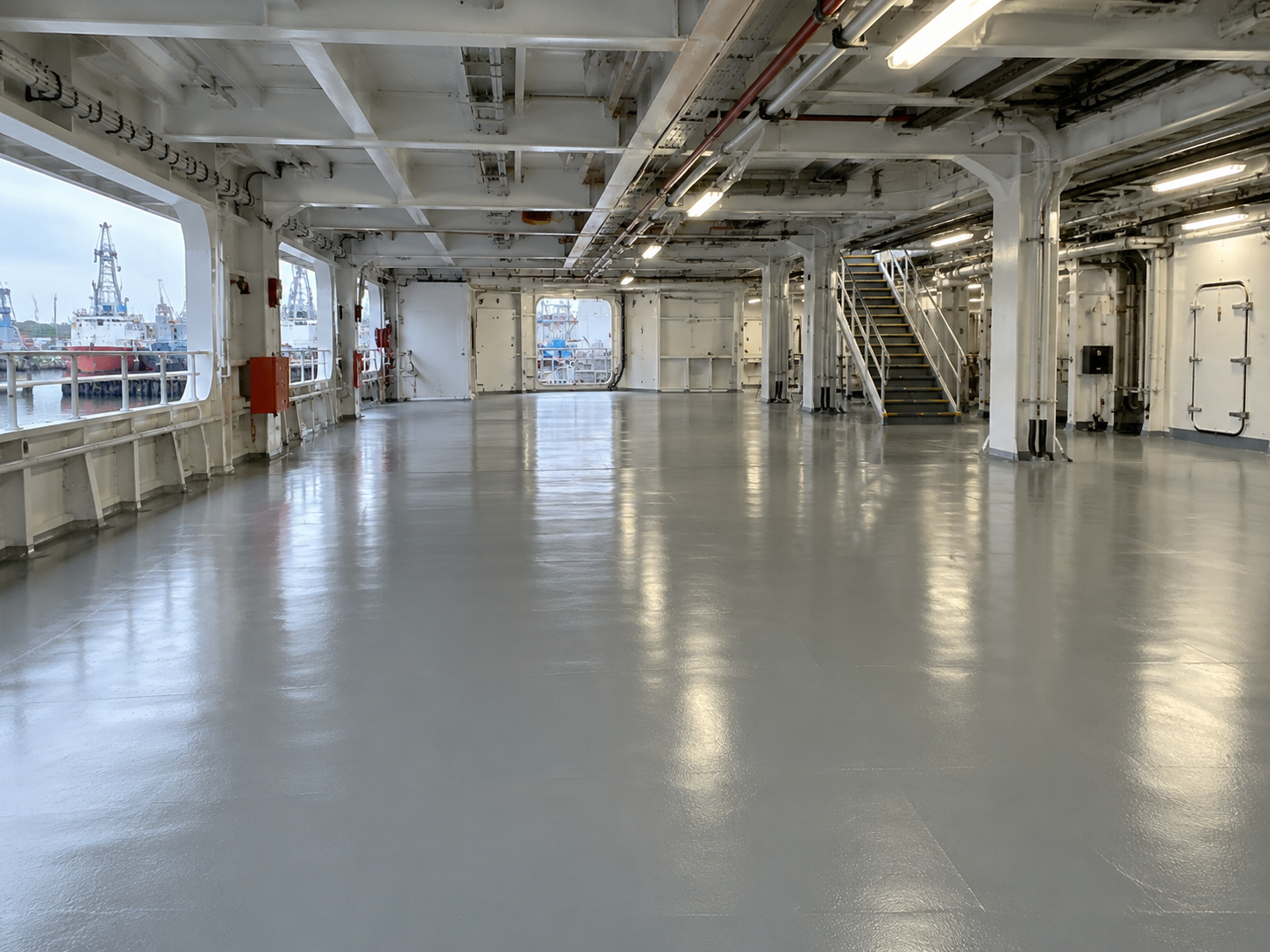 S22 polyurethane self-leveling deck covering