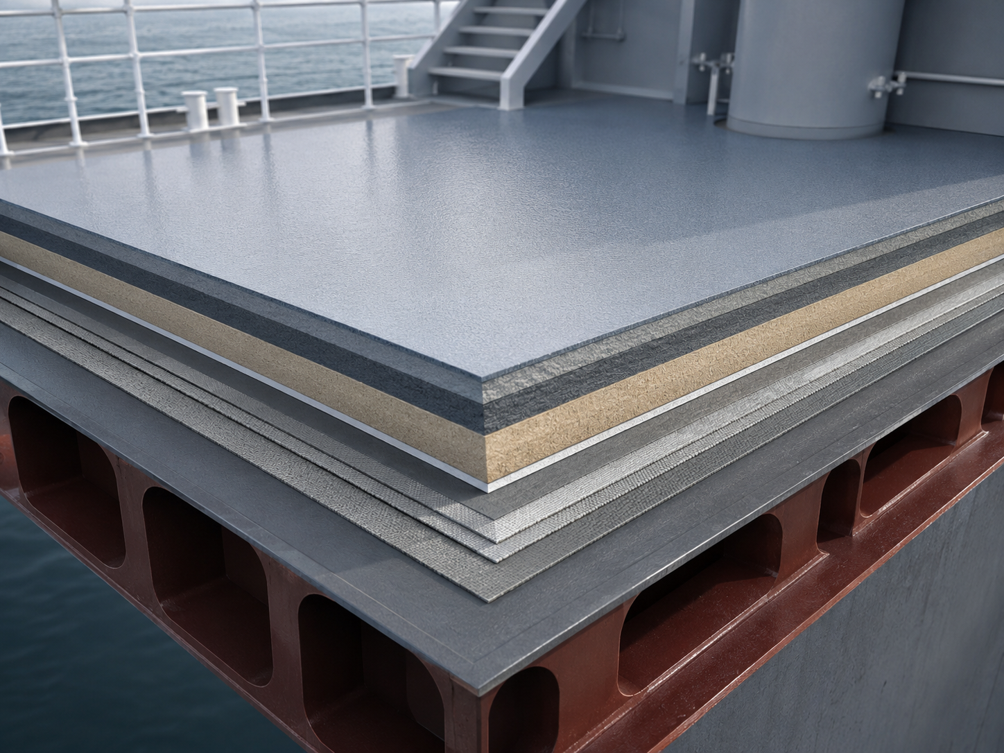 Primary Deck Covering Component Layout