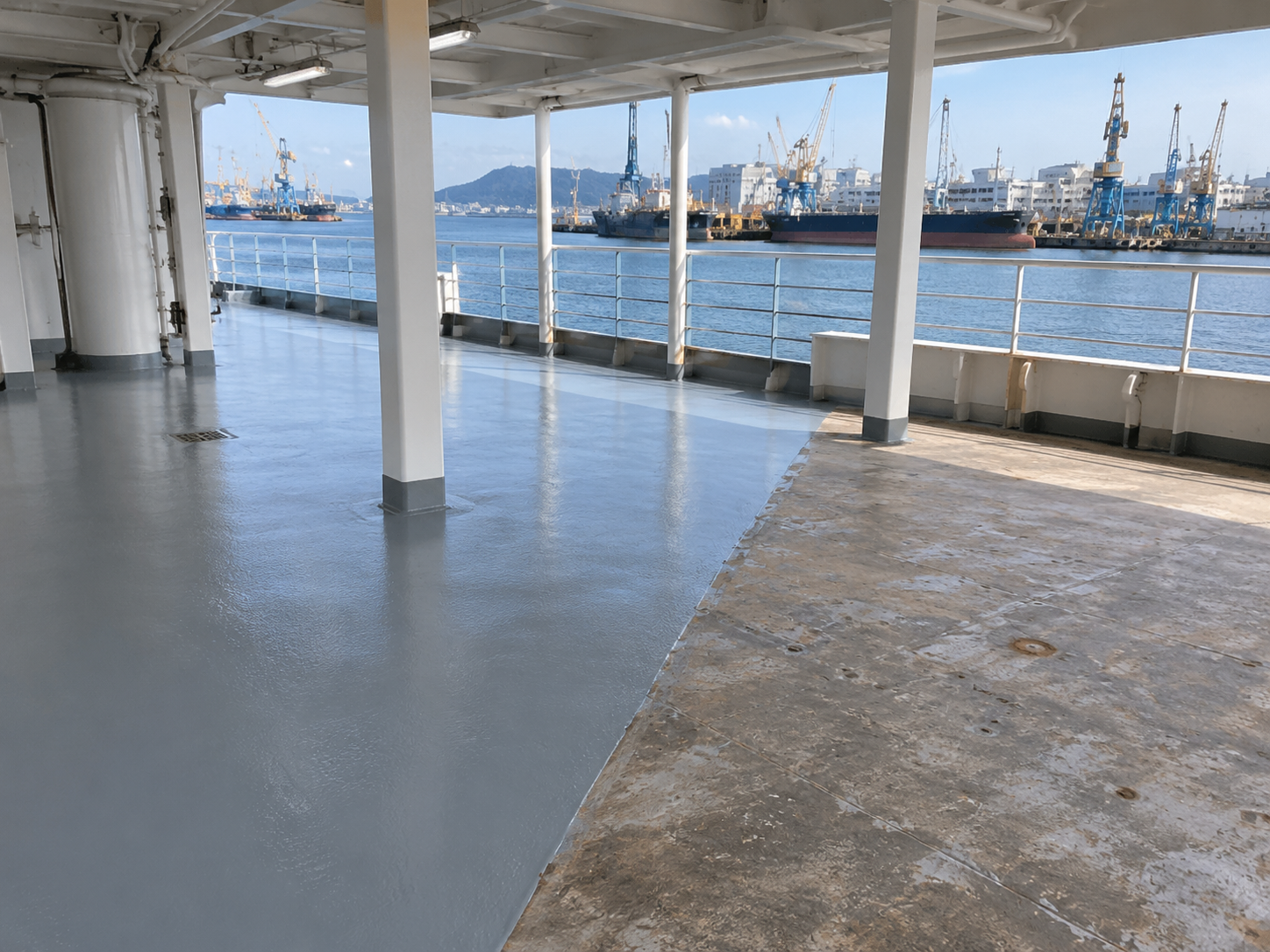 Marine PU Floor trade-offs and alternative decking options evaluation