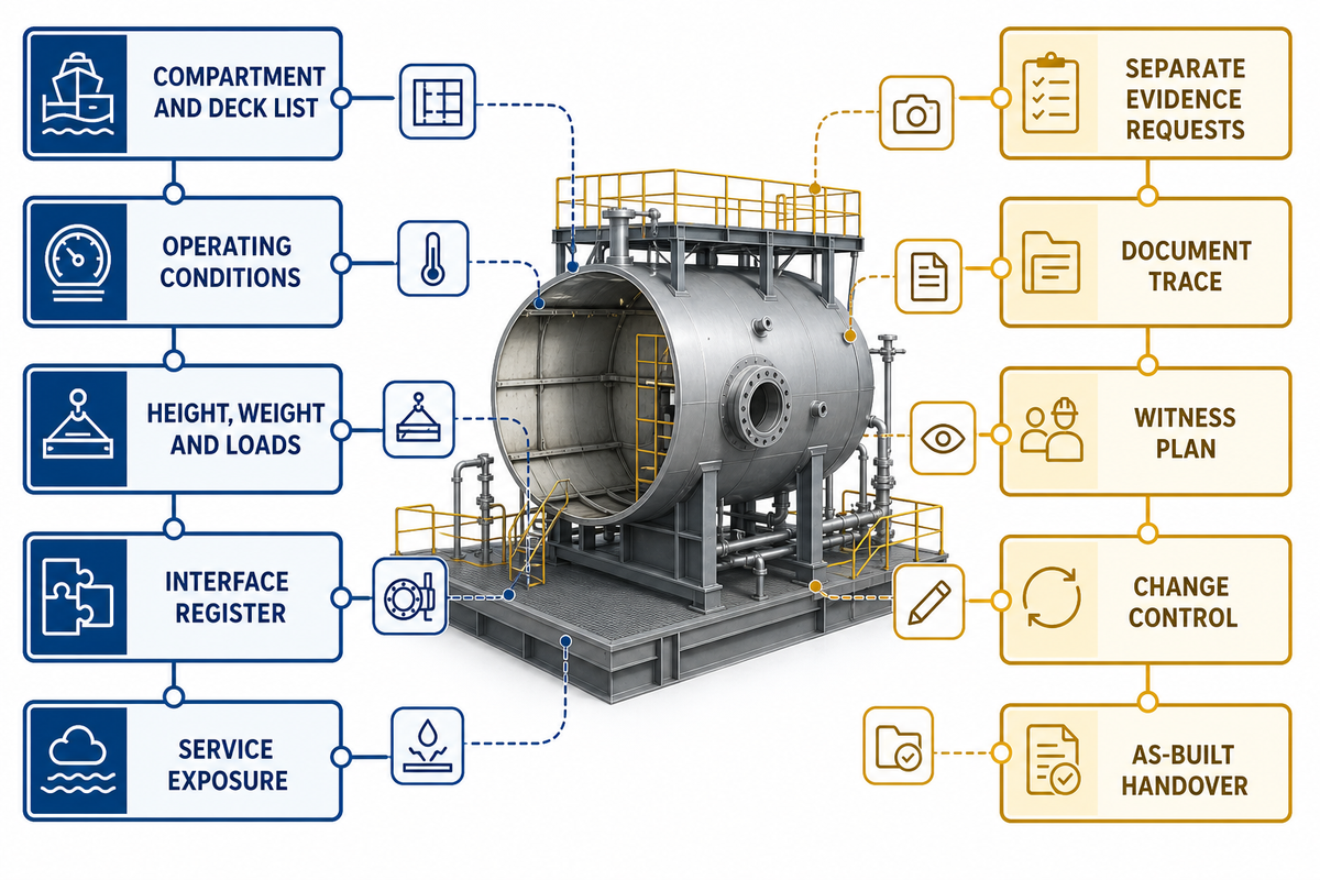 Prepare the Submittal-to-Witness Chain for Handover and RFQ Readiness — Yibo Marine