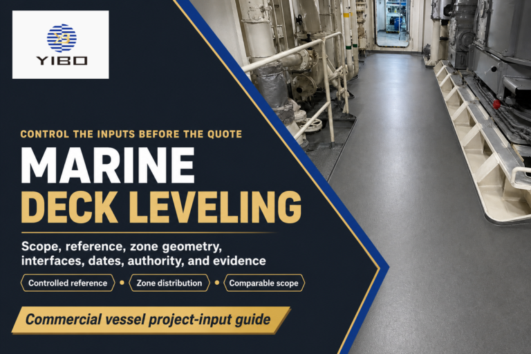Marine Deck Leveling Compound: Project Input Guide