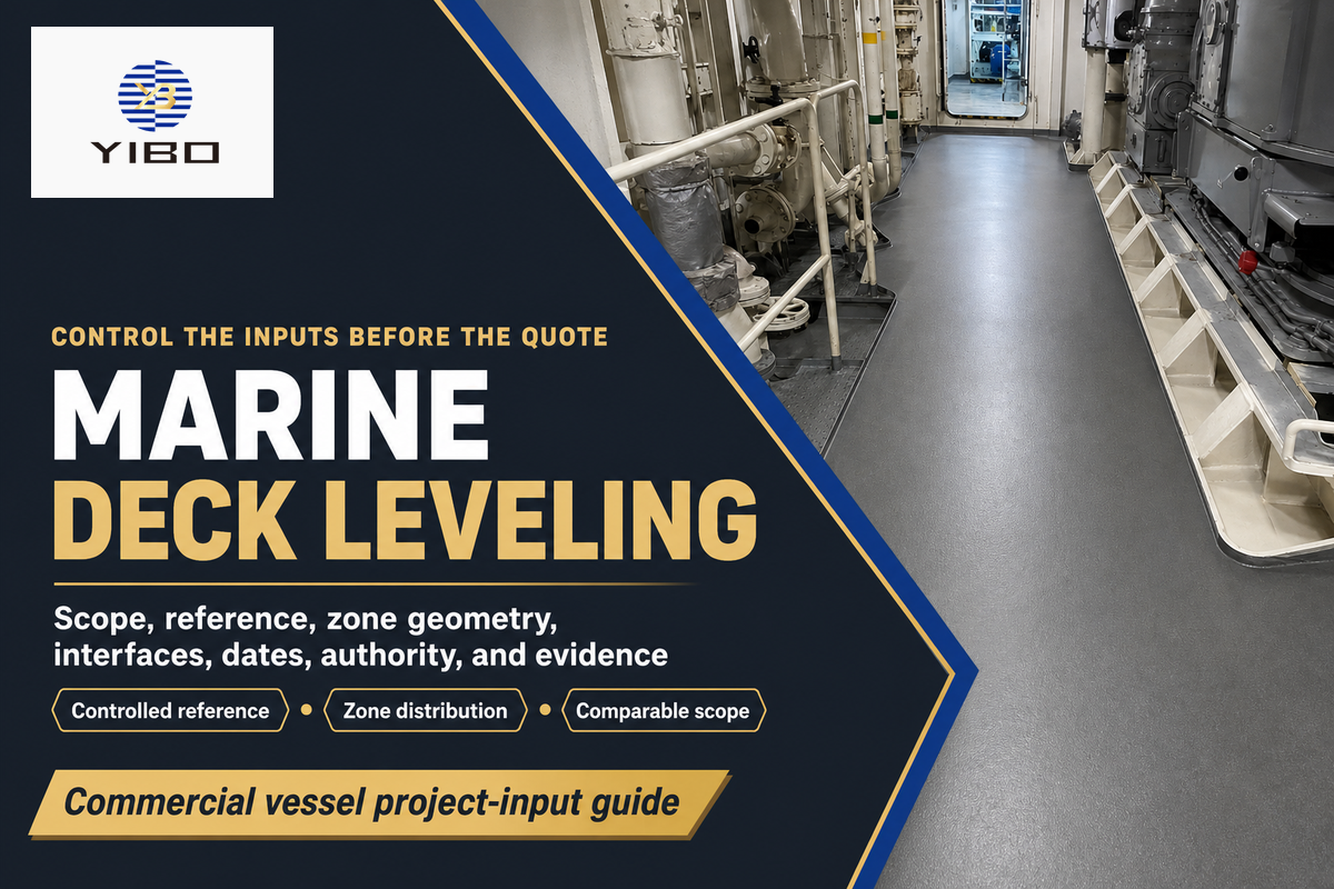 Marine Deck Leveling Compound: Project Input Guide