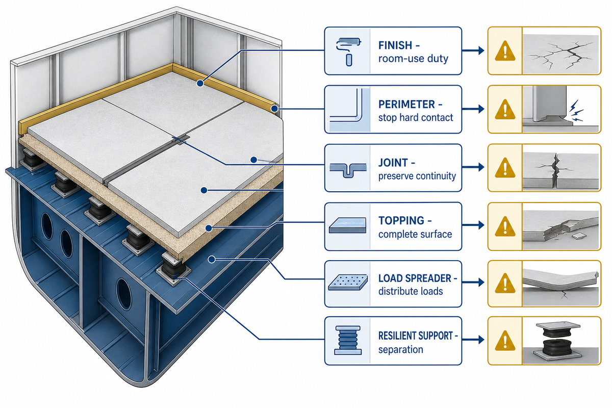 How the Layers Share Load, Isolation, and Surface Duties — Yibo