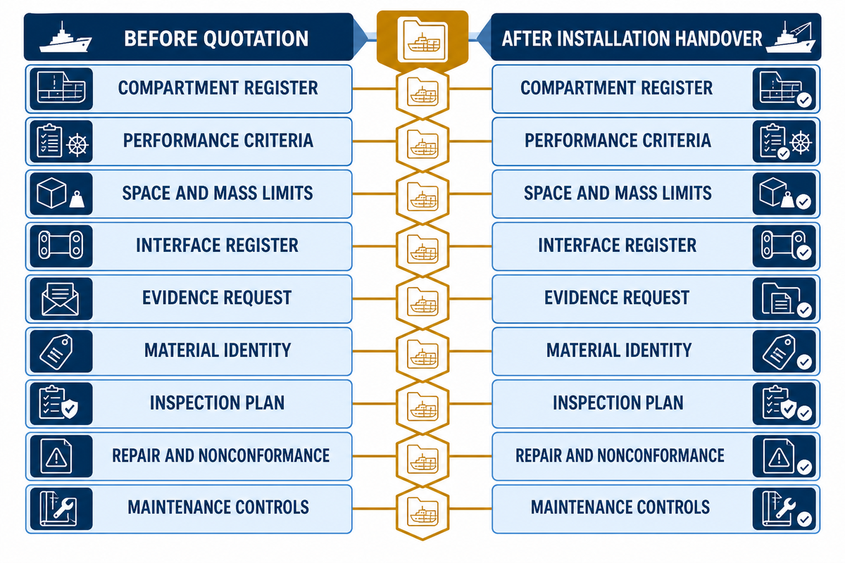 Build the Handover and RFQ Evidence Schedule — Yibo