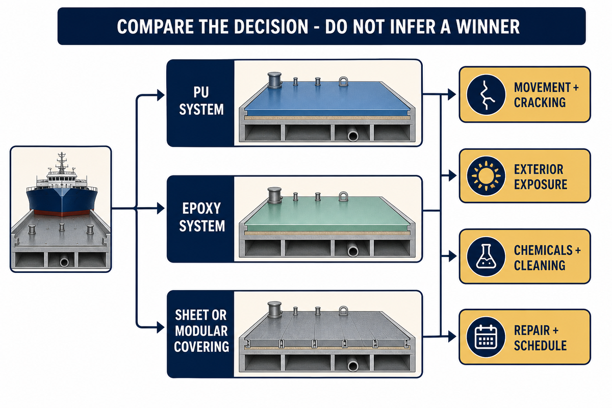 PU, Epoxy or Another Covering? Compare the Decision, Not the Label — Yibo