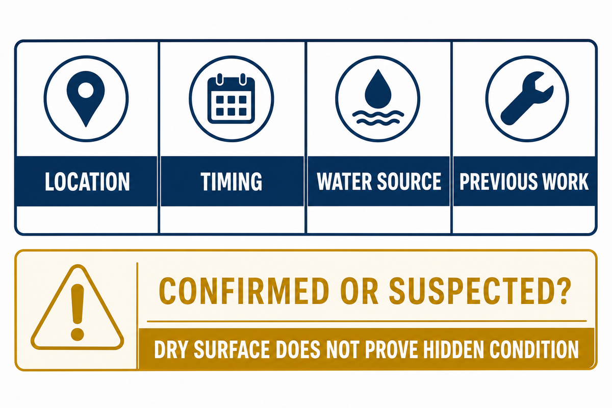 Floor water damage: capture the incident history — Yibo Marine
