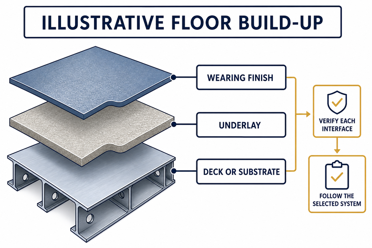 Where self-levelling screed underlay fits in a ship floor — YIBO