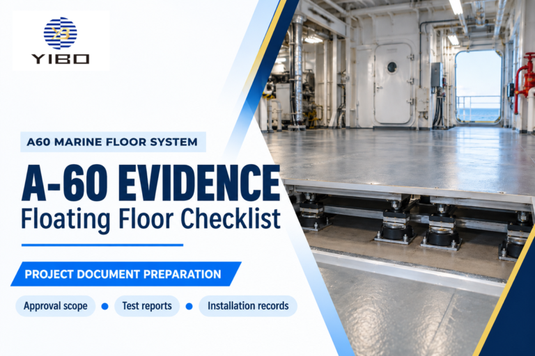 A60 Marine Floor System: A-60 Evidence Checklist