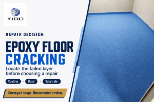 Epoxy Floor Cracking: Repair the Coat or the Base?