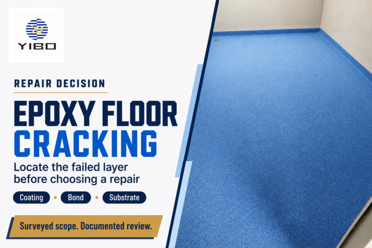 Epoxy Floor Cracking: Repair the Coat or the Base?