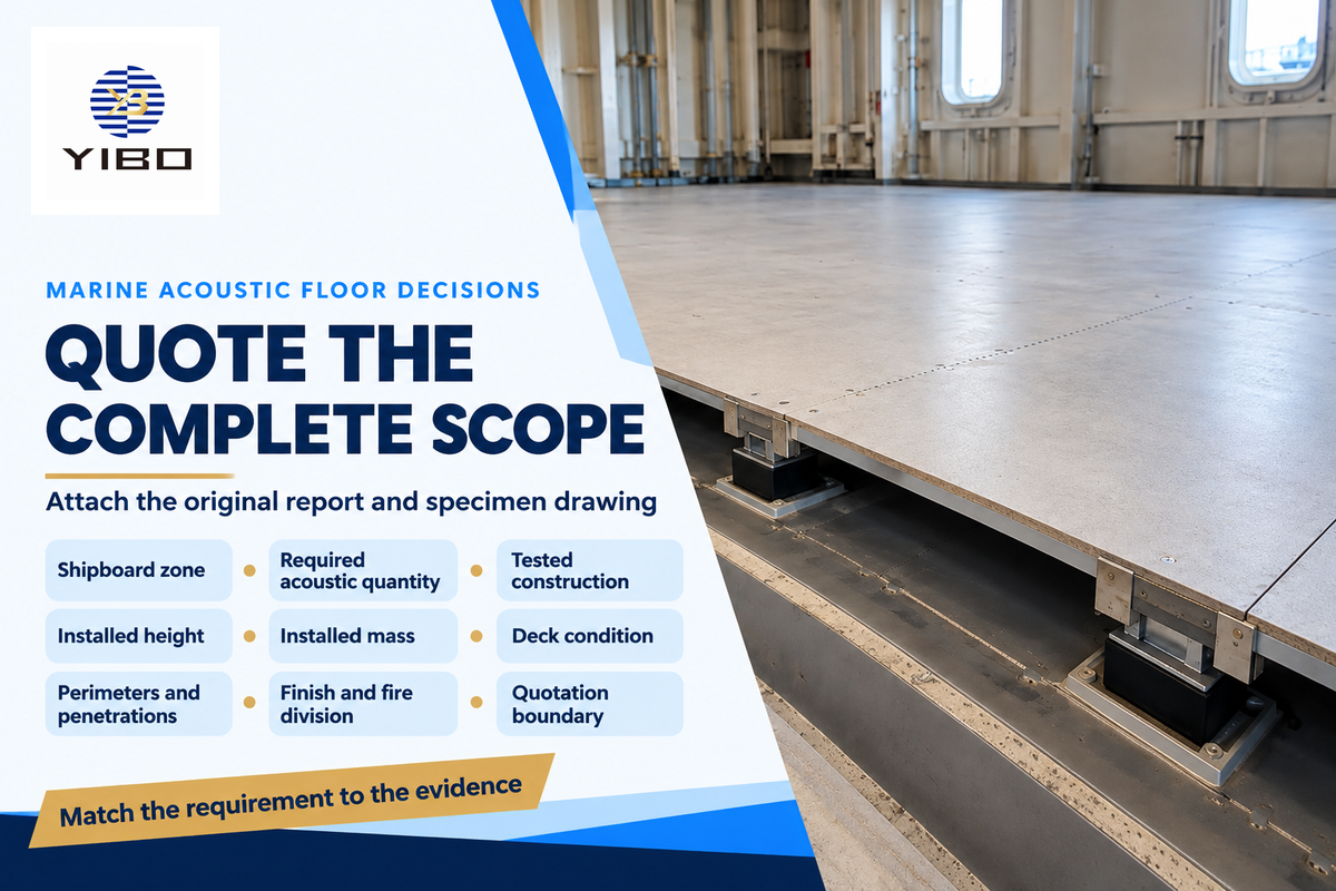 The nine-field Assembly Scope Ledger gives the buying team a shared construction and quotation boundary.
